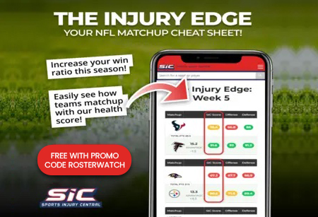 The Injury Edge – Your NFL Matchup Chet Sheet!